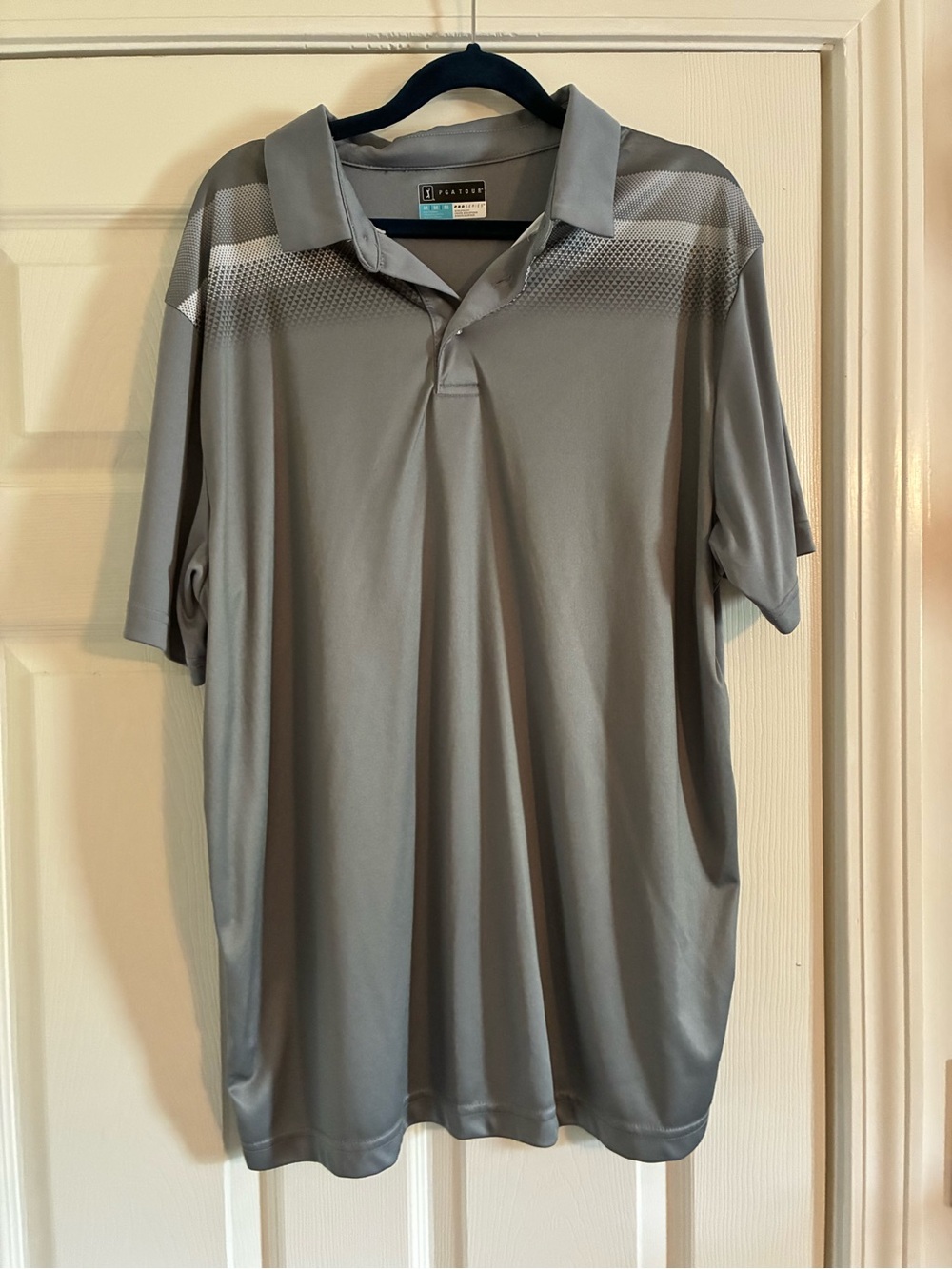 PGA Tour Gray Men's Polo Shirt